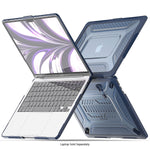 SaharaCase Raider Ultra-Duty Series 16" Laptop Case with Stand, Shock Absorbing, Midnight Blue (LT00065)