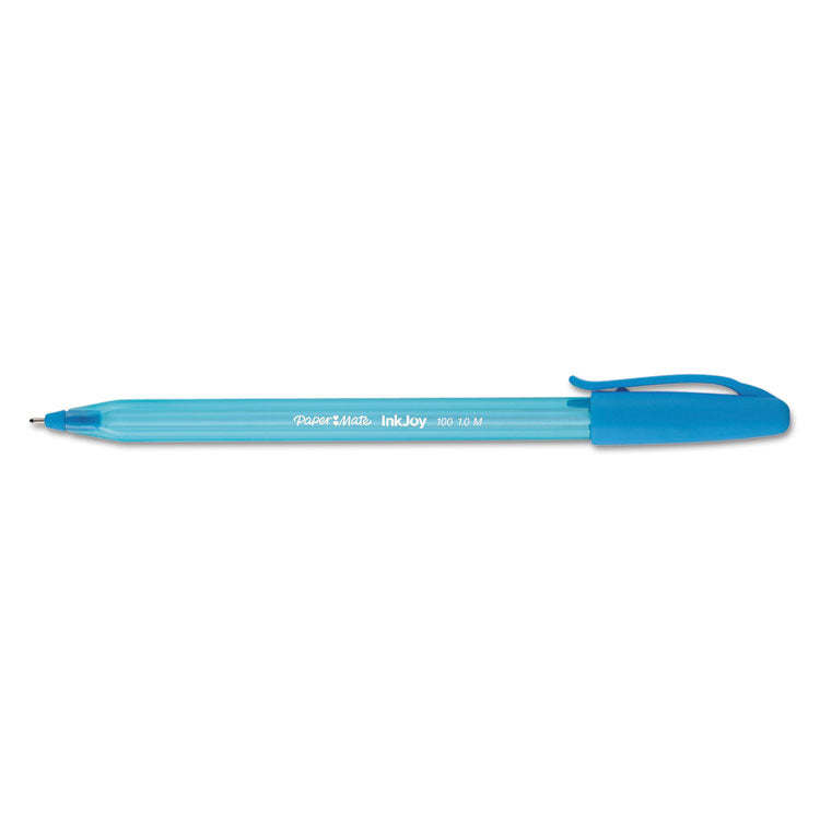 InkJoy 100 Ballpoint Pen, Stick, Medium 1 mm, Assorted Ink and Barrel Colors, 8/Pack