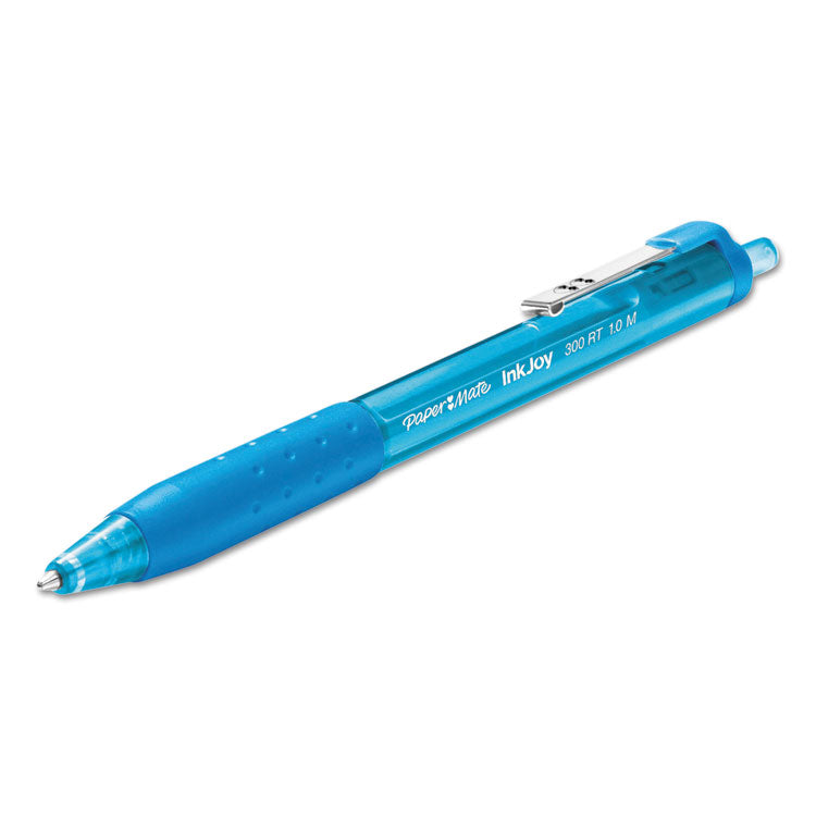 InkJoy 300 RT Ballpoint Pen, Retractable, Medium 1 mm, Assorted Ink and Barrel Colors, 8/Pack