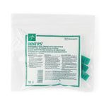 Medline Dentips Oral Swabsticks, Green, Treated, 10/Pack (MDS096504H)