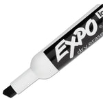 Low-Odor Dry-Erase Marker Value Pack, Broad Chisel Tip, Black, 36/box
