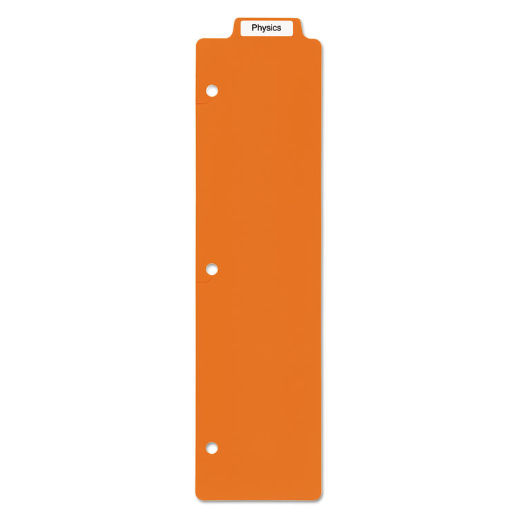 Tabbed Snap-In Bookmark Plastic Dividers, 5-Tab, 11.5 X 3, Assorted, 1 Set