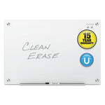 Infinity Magnetic Glass Marker Board, 24" x 18", White Surface