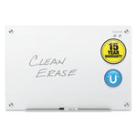 Infinity Magnetic Glass Marker Board, 72" x 48", White Surface