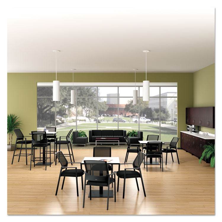 Alera QUB Series Armless L Sectional, Center Seat, 26.38" x 26.38" x 30.5", Black