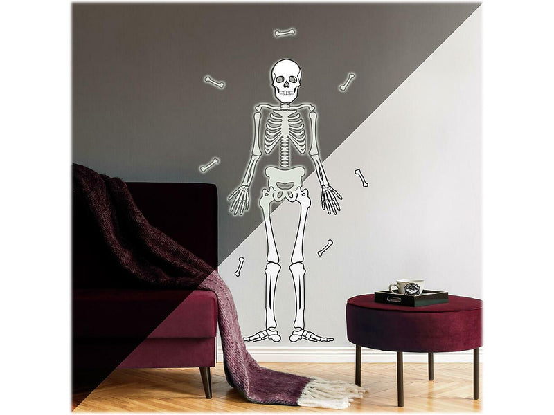 RoomMates Skeleton Contemporary Wall Decal Set, Holiday (RMK4689GM)