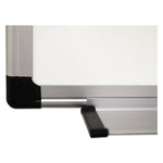 Porcelain Value Dry Erase Board, 24" x 36", White Surface, Satin Aluminum Frame