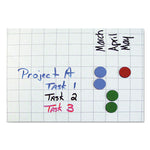 Heavy-Duty Board Magnets, Circles, 0.75" Diameter, Blue, 20/Pack
