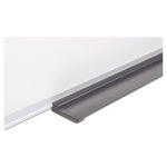 Value Melamine Dry Erase Board, 24" x 36", White Surface, Satin Aluminum Frame