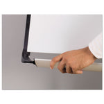 Platinum Mobile Easel, 29" x 41", White Surface, Black Plastic Frame