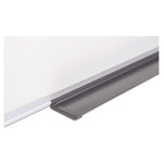 Value Melamine Dry Erase Board, 36" x 48", White Surface, Satin Aluminum Frame