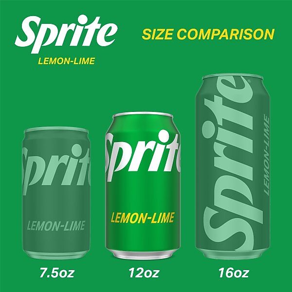 Sprite Lemon-Lime Soda, 12 oz., 24 Cans/Carton (00049000028928)