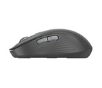 Logitech Signature Plus M750 L Wireless Ergonomic Curved Ambidextrous Optical Mouse, Graphite (910-007508)
