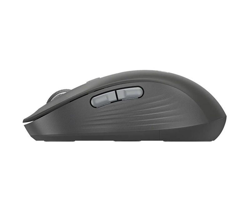 Logitech Signature Plus M750 L Wireless Ergonomic Curved Ambidextrous Optical Mouse, Graphite (910-007508)