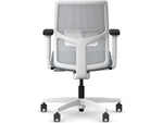 HON Ignition 2.0 Fabric/Mesh Swivel Task Chair, Basalt/Designer White (HITLMKD.Y1.A.H.IF.APX25.DW.SB.DWX)