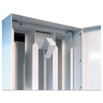 Coin-Operated Soap Vender, 3-Column, 16.25 X 9.5 X 37.75, White/blue
