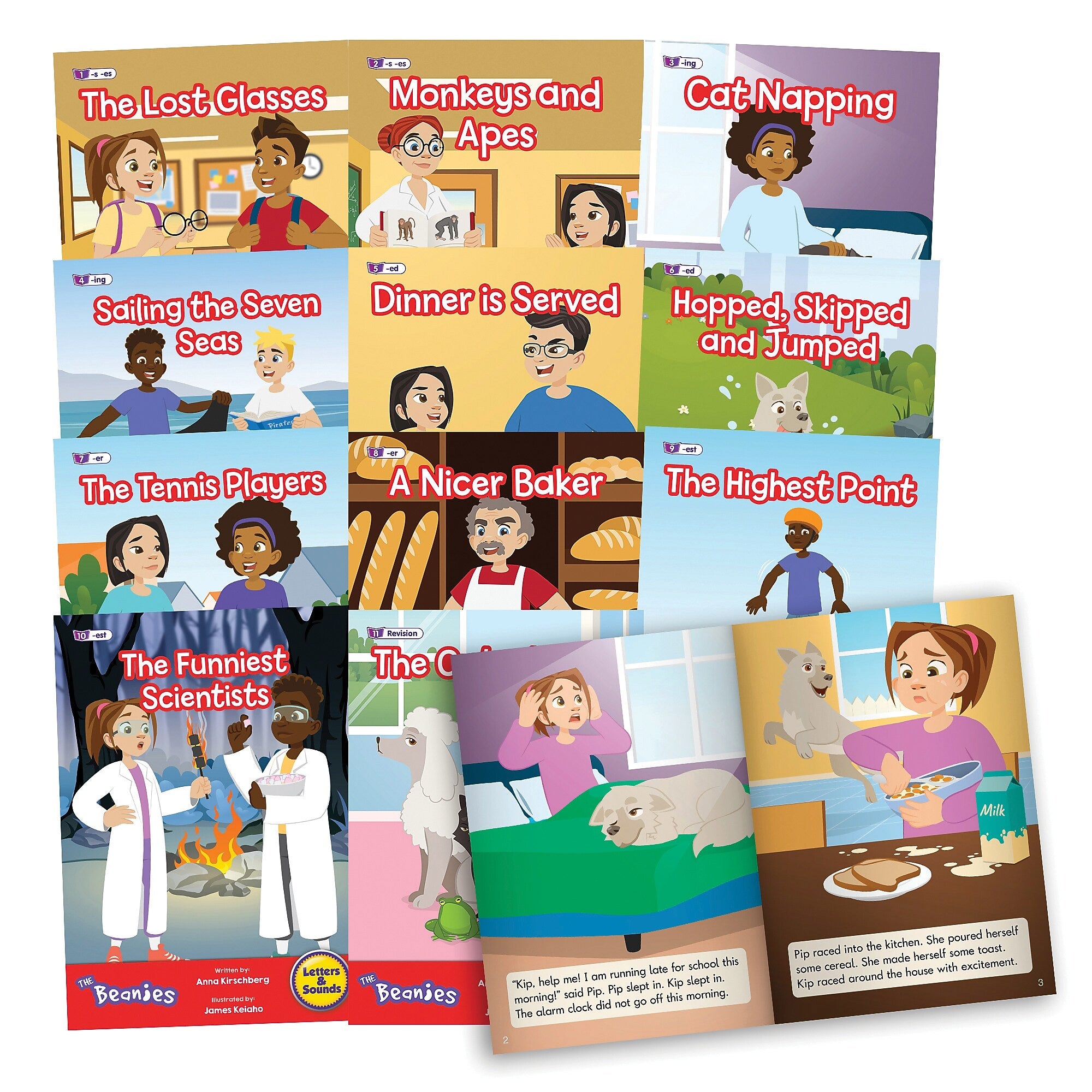 Beanstalk Books The Beanies Hi-Lo Diversity Decodables Phase 6 Set 2, 12/Set (JRLBB157)