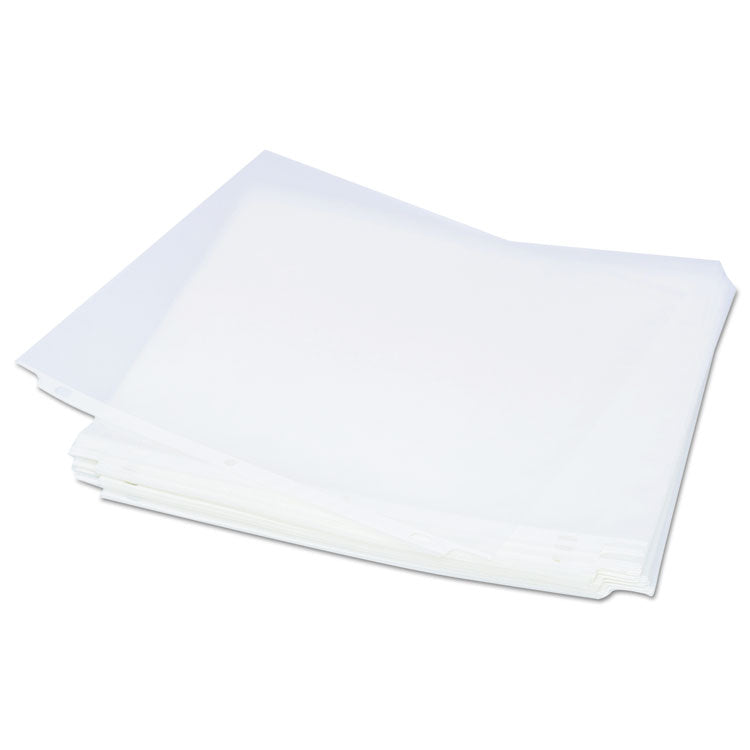 Standard Sheet Protectors, Light-Duty, Side: 3-Hole Punched, Top Load 8.5 x 11 Insert, Nonglare Clear Front, 200/Box