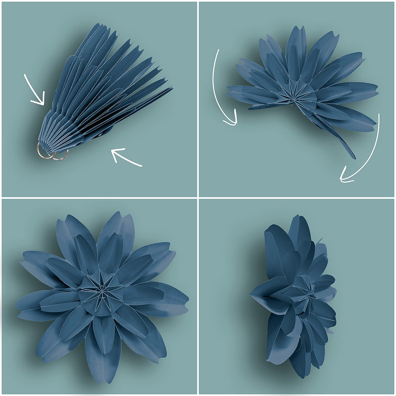 Teacher Created Resources Calming Colors Paper Flowers, 4/Pack (TCR8349)