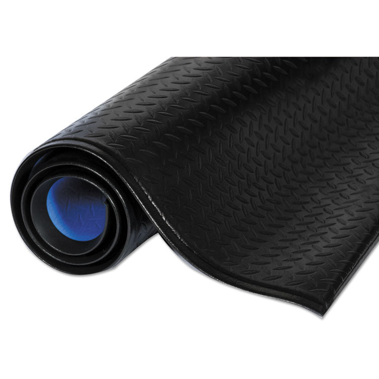 Wear-Bond Comfort-King Anti-Fatigue Mat, Diamond Emboss, 24 X 36, Black