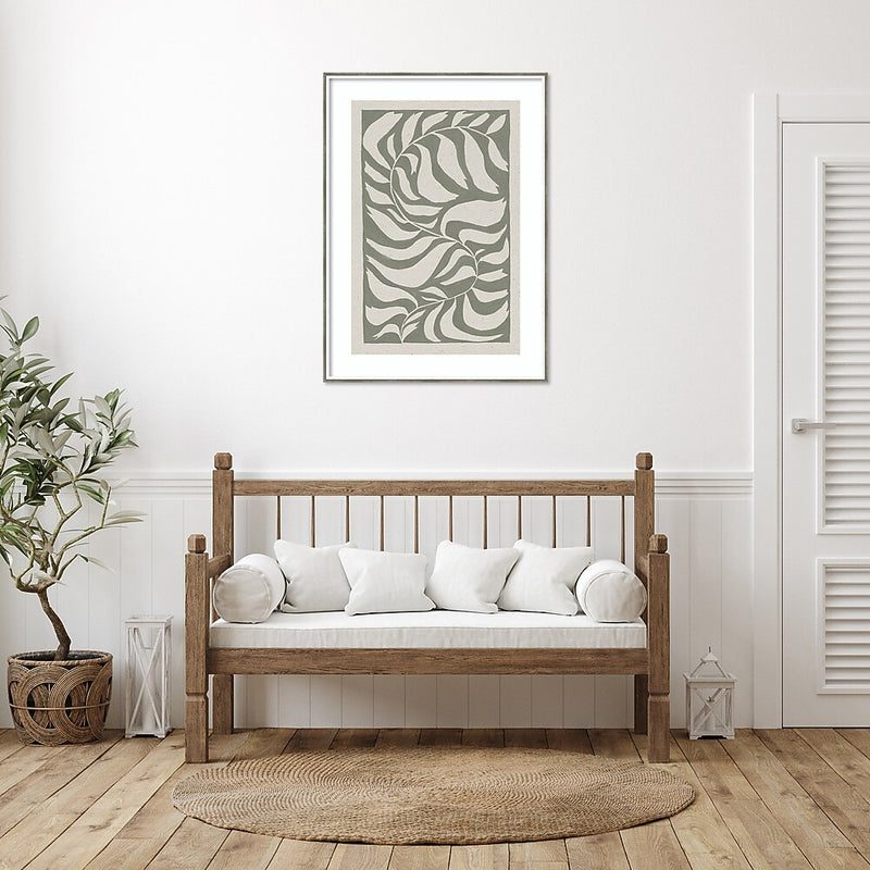 Amanti Art Winding Vine by Moira Hershey Wood Framed Wall Art Print, 30" x 41" (A42677390727)