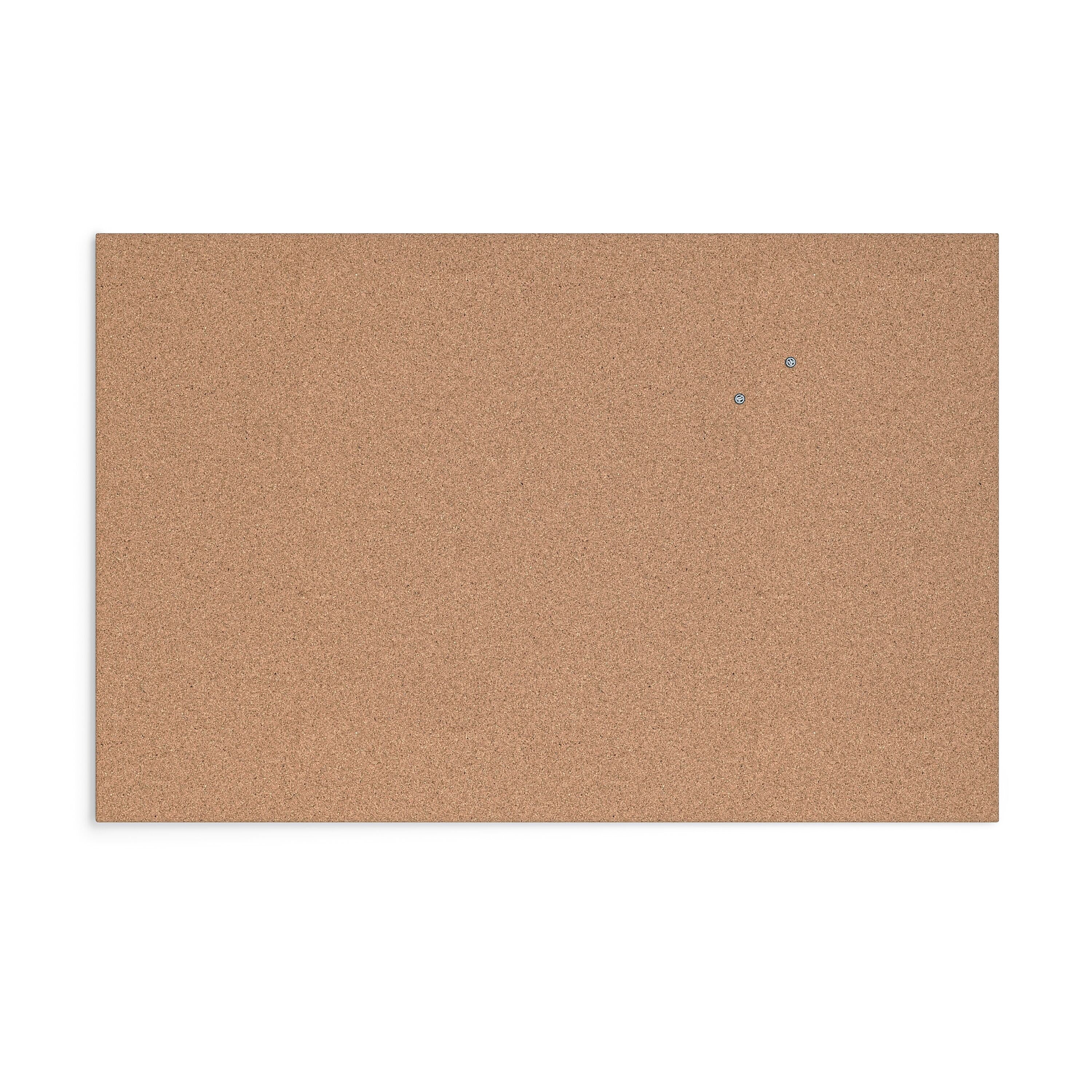 U Brands Cork Bulletin Board, Frameless,  3' x 2' (2875U00-01)