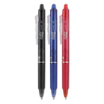 FriXion Clicker Erasable Gel Pen, Retractable, Fine 0.7 mm, Assorted Business Ink and Barrel Colors, 3/Pack
