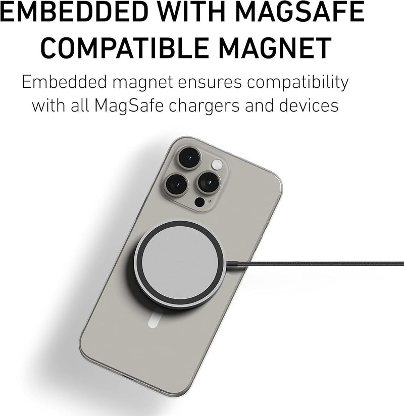 PEEL Magnetic Thin Series MagSafe Phone Case for iPhone 15 Pro Max Case, Clear (I15 PROMAX MAGSAFE C)