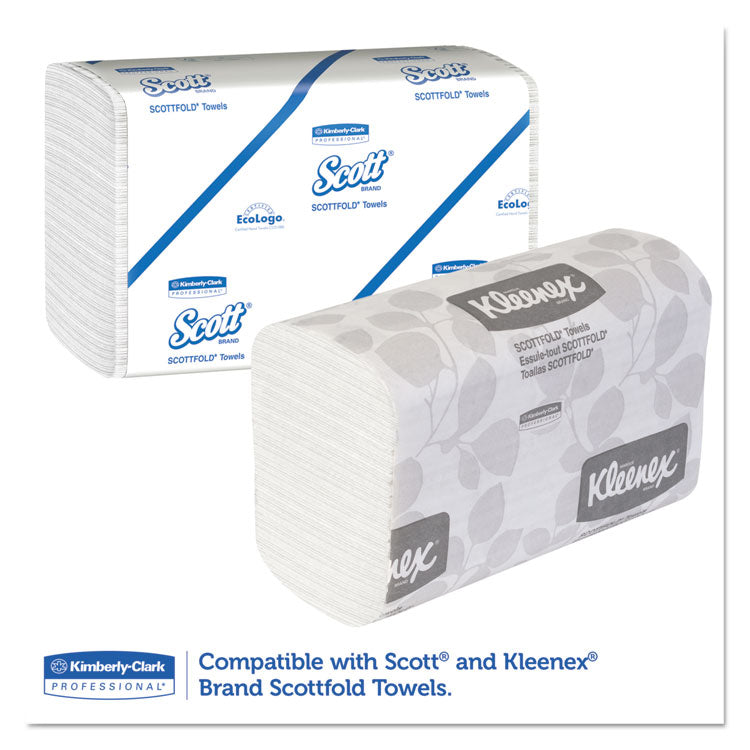 Windows Scottfold Compact Towel Dispenser, 10.6 X 4.75 X 9, Stainless Steel