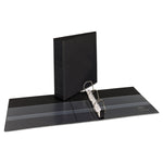 Heavy-Duty Non Stick View Binder With Durahinge And Slant Rings, 3 Rings, 2" Capacity, 11 X 8.5, Black, (5500)