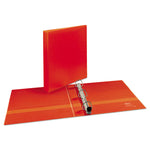 Heavy-Duty View Binder With Durahinge And One Touch Ezd Rings, 3 Rings, 1" Capacity, 11 X 8.5, Red