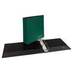 Durable Non-View Binder With Durahinge And Slant Rings, 3 Rings, 3" Capacity, 11 X 8.5, Green