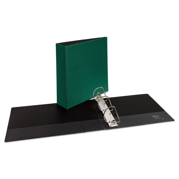 Durable Non-View Binder With Durahinge And Slant Rings, 3 Rings, 3" Capacity, 11 X 8.5, Green