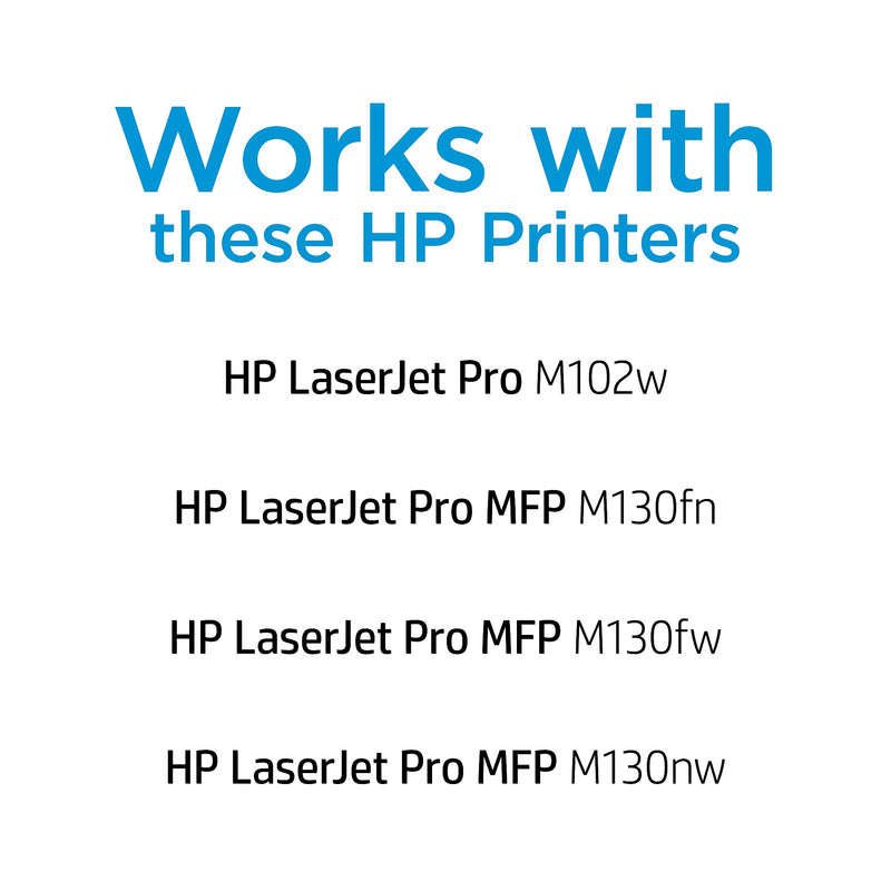 HP 17A Black Standard Yield Toner Cartridge, Prints Up to 1,600 pages (CF217A)