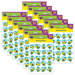 Teacher Created Resources Buzzing Bees Stickers, Multicolored, 120/Pack, 12/Packs/Bundle (TCR6913-12)