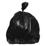 Linear Low-Density Can Liners, 45 Gal, 0.7 Mil, 40" X 46", Black, 250/carton