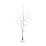 Nearly Natural 4-ft Pre-Lit Artificial White Birch Tree with 240 Color Changing LED Lights (T4920)