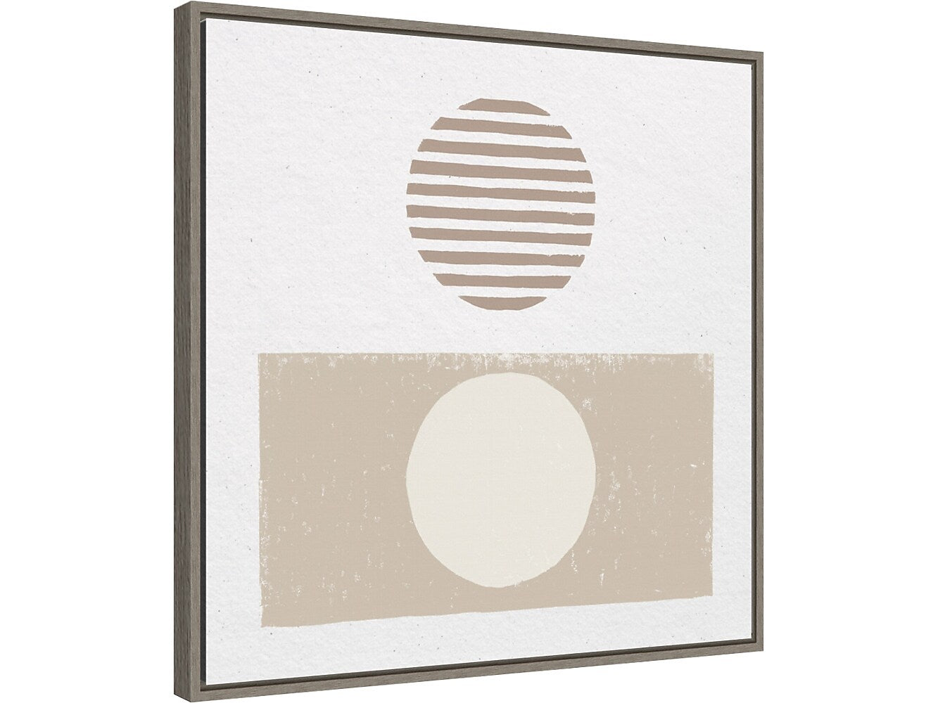 Amanti Art Reflection II Neutral, Canvas, 22" x 22" (A42675515244)