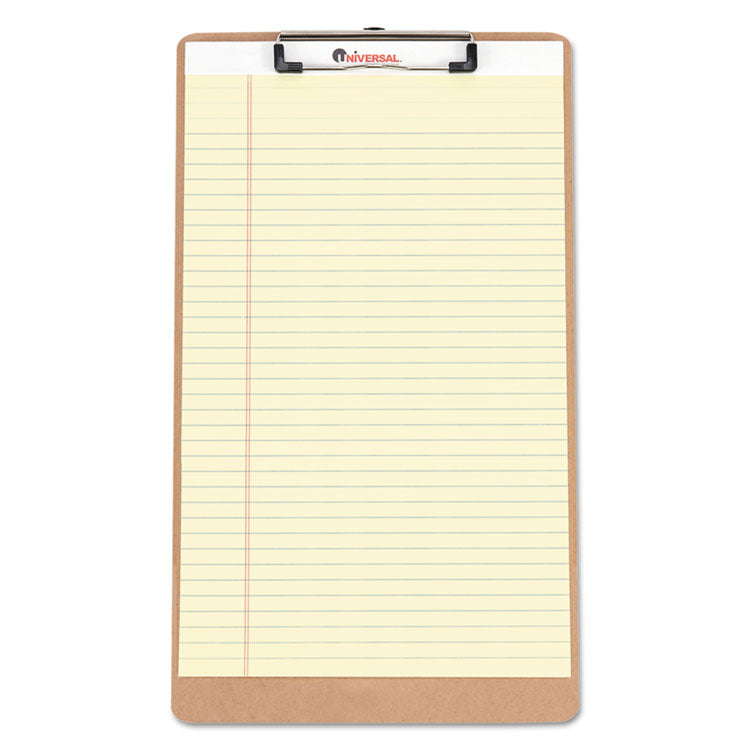 Hardboard Clipboard with Low-Profile Clip, 0.5" Clip Capacity, Holds 8.5 x 14 Sheets, Brown, 3/Pack