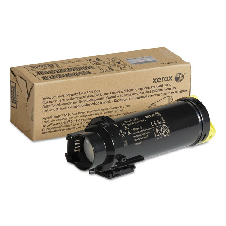 106r03475 Toner, 1,000 Page-Yield, Yellow