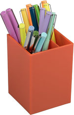 JAM PAPER Plastic Pen Holder. Orange (341ors)