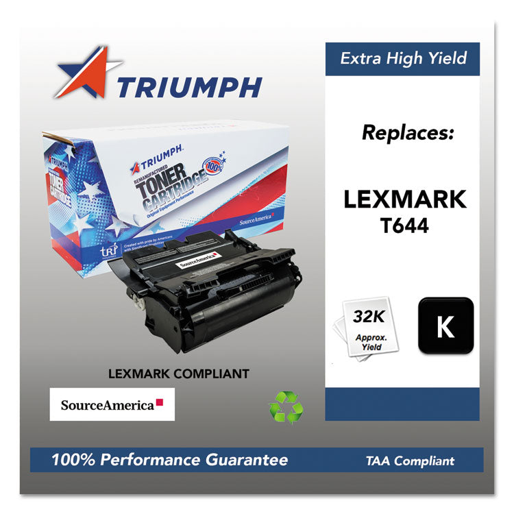751000nsh1010 Remanufactured 64415xa Extra High-Yield Toner, 32,000 Page-Yield, Black