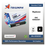 751000nsh1144 Remanufactured 43502301 Toner, 3,000 Page-Yield, Black