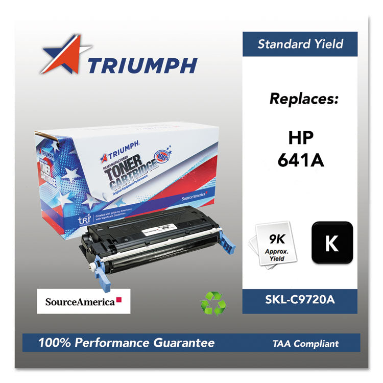 751000nsh0190 Remanufactured C9720a (641a) Toner, 9,000 Page-Yield, Black