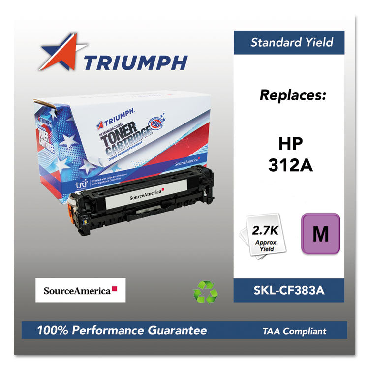 751000nsh1410 Remanufactured Cf383a (312a) Toner, 2,700 Page-Yield, Magenta