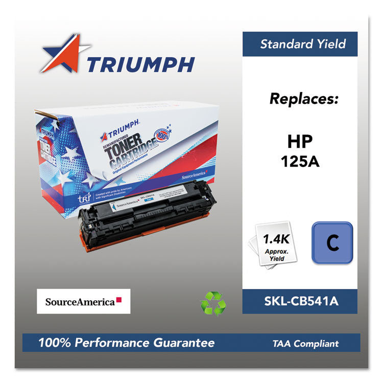 751000nsh0976 Remanufactured Cb541a (125a) Toner, 1,500 Page-Yield, Cyan