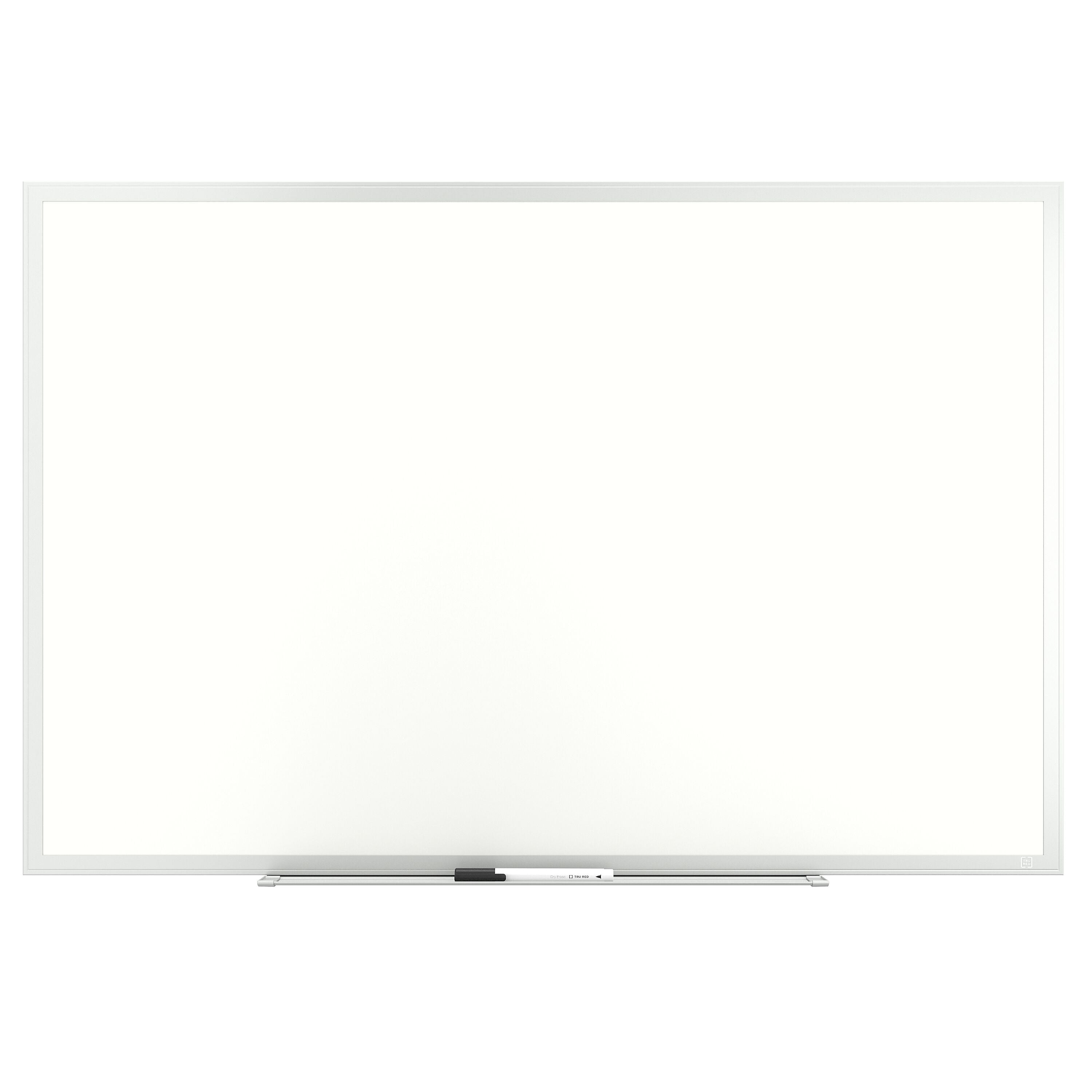 TRU RED™ Melamine Dry Erase Board, Gray Frame, 3' x 2' (TR59355)
