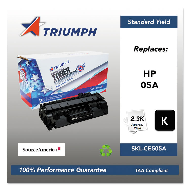 751000nsh0966 Remanufactured Ce505a (05a) Toner, 2,300 Page-Yield, Black