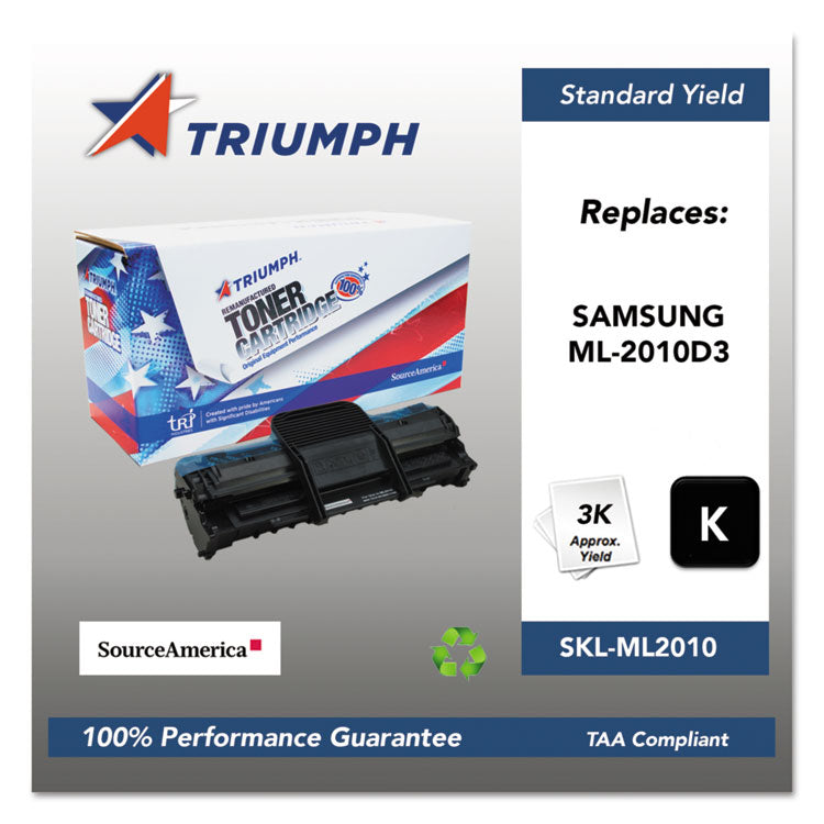 751000nsh1146 Remanufactured Ml-2010d3 Toner, 3,000 Page-Yield, Black