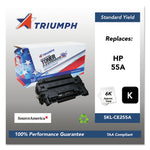 751000nsh1097 Remanufactured Ce255a (55a) Toner, 6,000 Page-Yield, Black